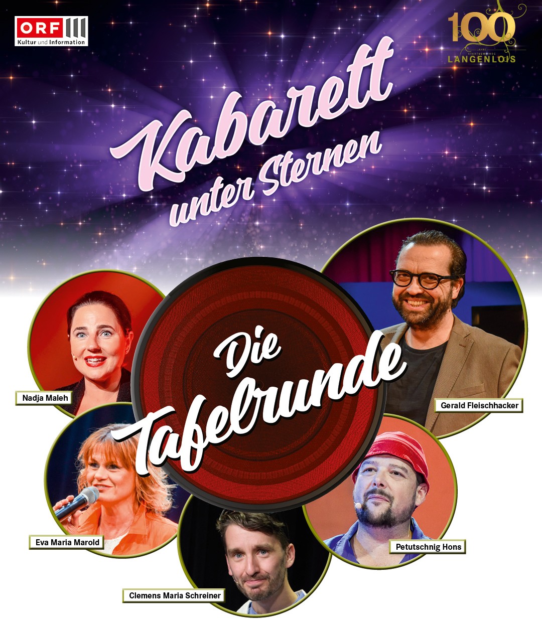 Kabarett unter Sternen: „Die Tafelrunde“ im Hotel Schloss Haindorf