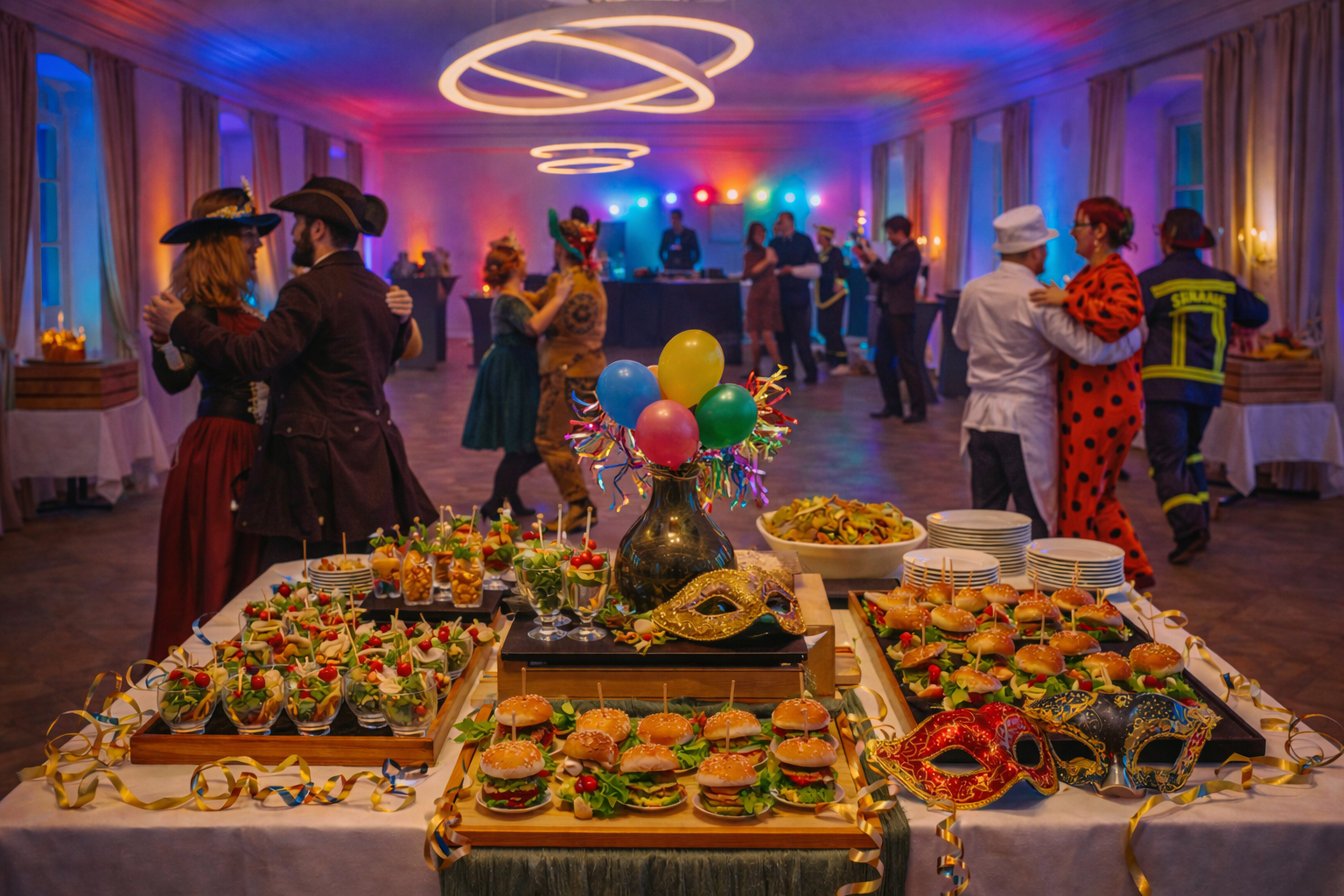 Maskerade im Schloss - Ein Festsaal voller Musik, Tanz & guter Begegnungen