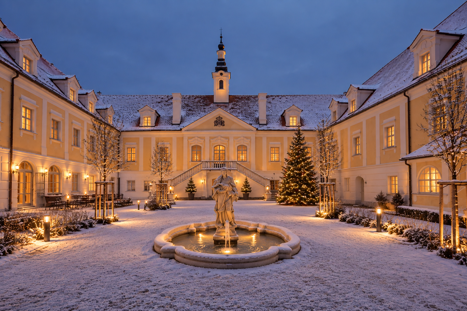 Adventausklang im Schlosshof